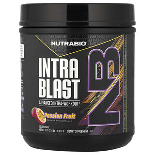 NutraBio, Intra Blast, Advanced Intra-Workout, Passion Fruit, 1.56 lb (712 g)