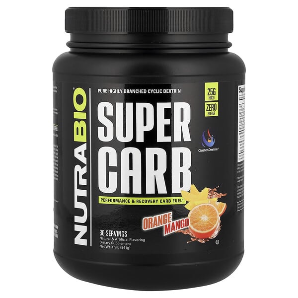 Super Carb, Orange Mango, 1.9 lb (841 g)