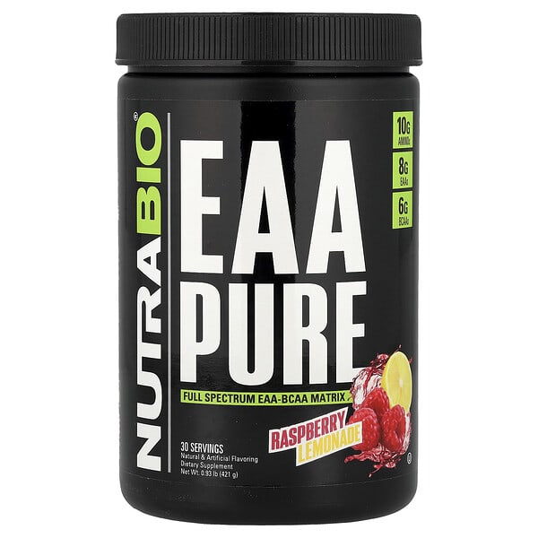 EAA Pure, Raspberry Lemonade, 0.93 lb (421 g)