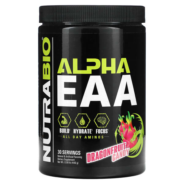 NutraBio, Alpha EAA，火龍果糖，0.98 磅（446 克）