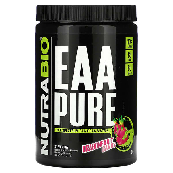 NutraBio, EAA Pure，火龍果糖，0.9 磅（414 克）