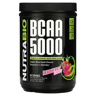Nutrabio Labs, BCAA 5000, Dragonfruit Candy, 1.03 lb (465 g)