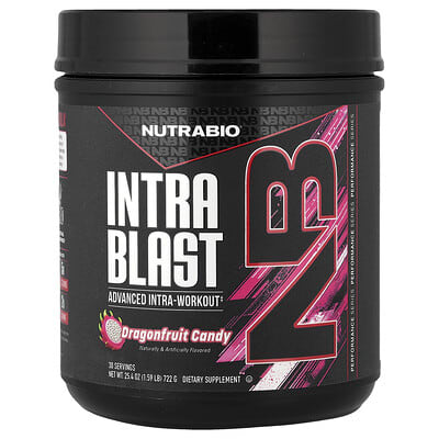 NutraBio, Intra Blast, Advanced Intra-Workout, Dragonfruit Candy, 1.59 lb (722 g)