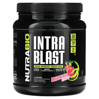 NutraBio, Intra Blast, Intra Workout Amino Fuel, Dragonfruit Candy, 1.6 lb (722 g)