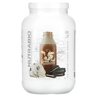 Nutrabio Labs, Grass Fed Whey Protein Isolate, Ice Cream Cookie Dream, 2 lb (907 g)