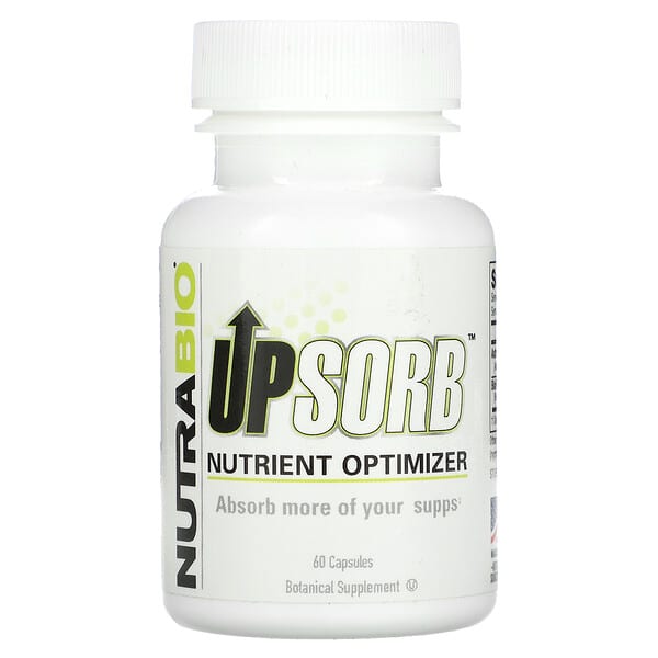 NutraBio, UpSorb, 60 Capsules