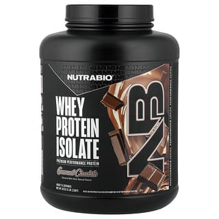 NutraBio, Whey Protein Isolate, Dutch Chocolate, 5 lb (2,268 g)
