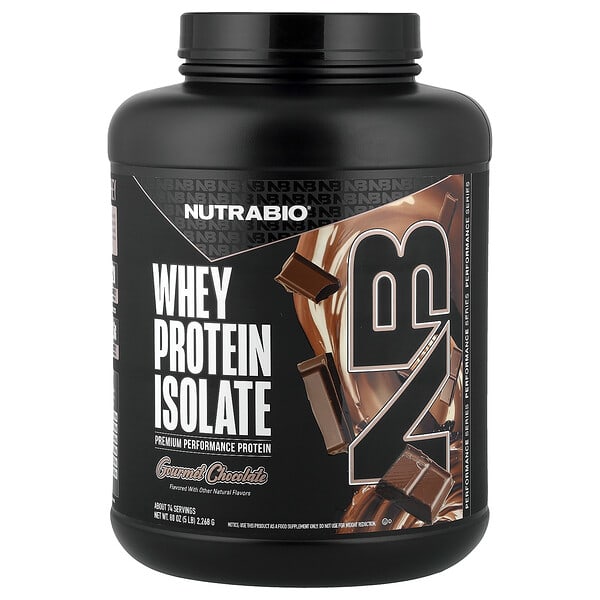 Whey Protein Isolate, Gourmet Chocolate, 5 lb (2,268 g)