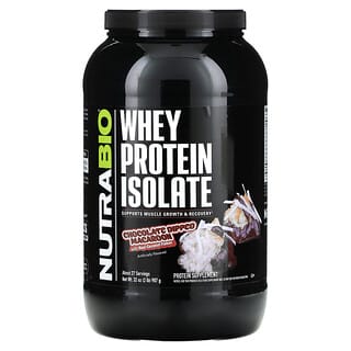 NutraBio, Whey Protein Isolate, Chocolate Dipped Macaroon, 2 lb (907 g)