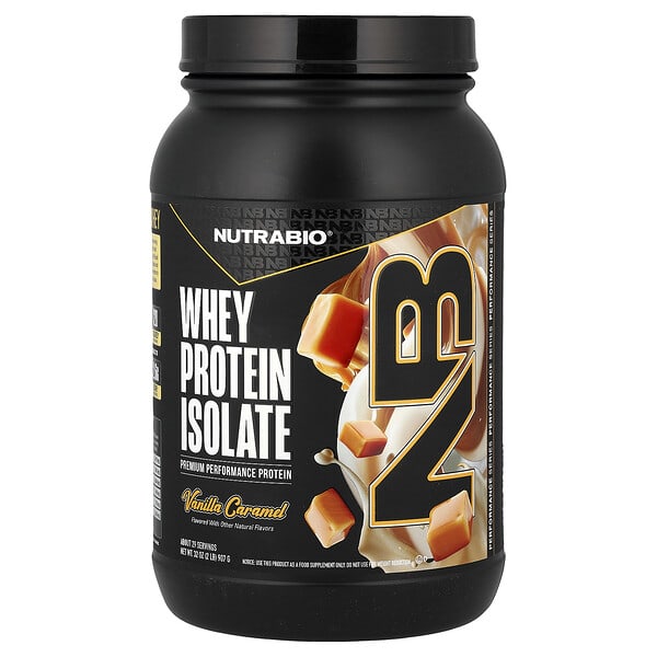 Whey Protein Isolate, Vanilla Caramel, 2 lb (907 g)
