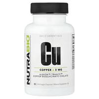 Complément Alimentaire Swanson - Chélate De Cuivre 2 Mg - 60 Gélules - Neuf