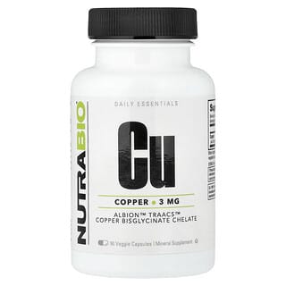 نوترابيو لابس‏, مكرر جليسينات النحاس ، 3 ملجم ، 90 كبسولة نباتية