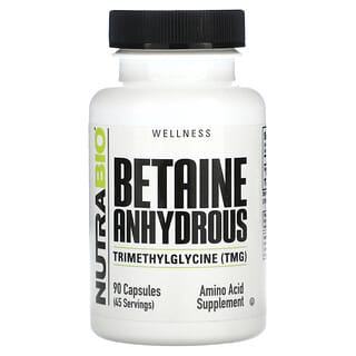 Nutrabio Labs, Betaine Anhydrous, 90 Capsules