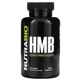 NutraBio, HMB, 500 mg, 120 Capsules