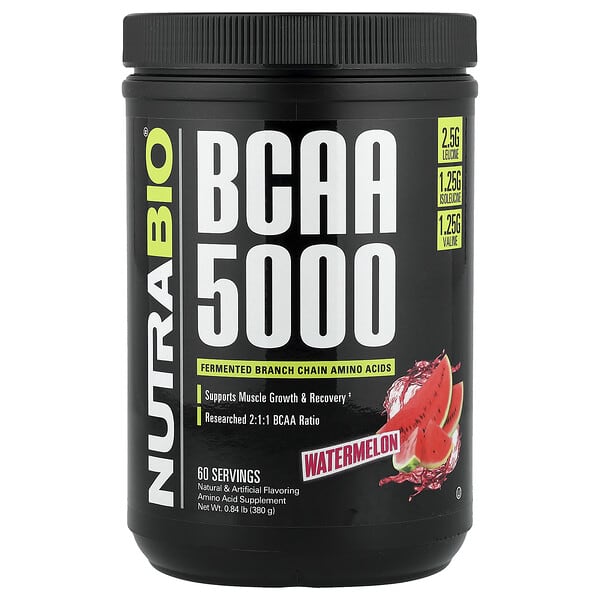 BCAA 5000, Watermelon, 0.84 lb (380 g)