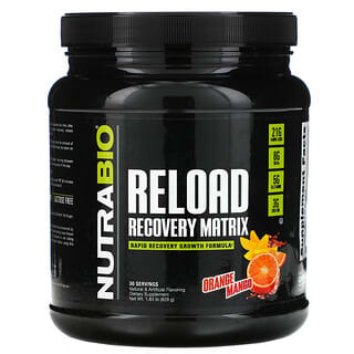 NutraBio Labs, Reload Recovery Matrix, апельсин и манго, 829 г (1,83 фунта)