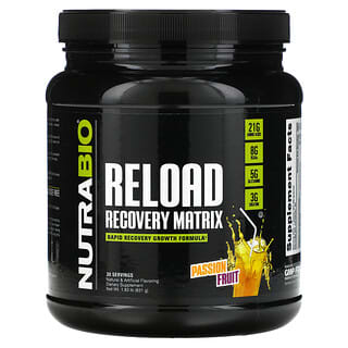 NutraBio Labs, Reload Recovery Matrix, Passion Fruit, 1.83 lb (831 g)
