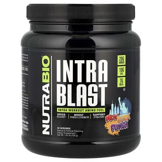 NutraBio, Intra Blast, Intra Workout Amino Fuel, New York Punch, 1.61 lb (732 g)