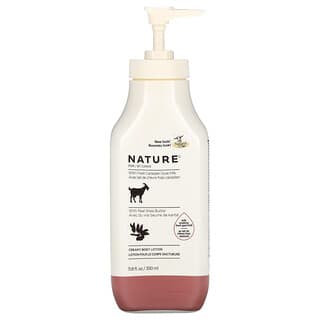 Nature by Canus, 新鮮山羊奶，奶油身體乳，乳木果油，11.8 液量盎司（350 毫升）