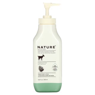 Nature by Canus, 新鮮山羊奶，奶油身體乳，無香，11.8 液量盎司（350 毫升）