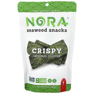 Nora Snacks, Seaweed Snacks, Crispy, Original, 1 oz (28 g)