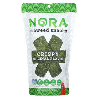 Nora Snacks, Seaweed Snacks, Crispy Original, 1.13 oz (32 g)