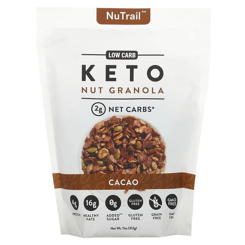 Granola low carb de manzana y canela ♥ nut&me