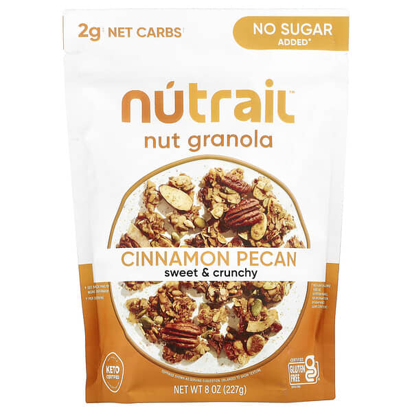 NuTrail, Nut Granola, Cinnamon Pecan, 8 oz (227 g)