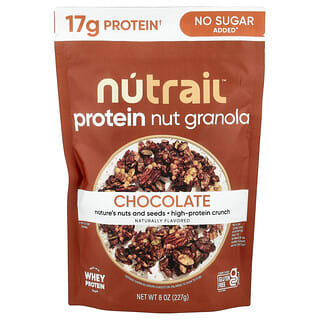 NuTrail, Granola de Proteína de Frutos Secos, Chocolate, 227 g (8 oz)