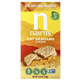 Nairn's, Oat Grahams, Ginger, 4 Packs, 5.64 oz (160 g)