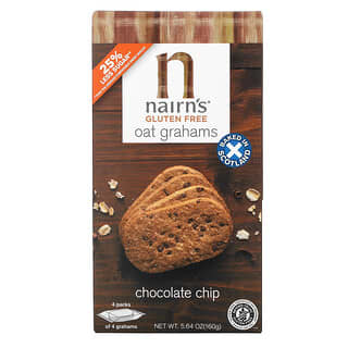 Nairn's, Grahams à l'avoine, Sans gluten, Pépites de chocolat, 160 g