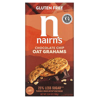Nairn's, Grahams de avena, Sin gluten, Chispas de chocolate, 160 g (5,64 oz)
