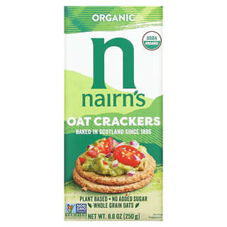 Nairn's, Organic Oat Crackers، تحتوي على 8.8 أونصات (250 غرام)