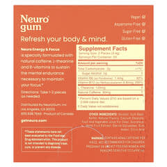 NeuroGum, Energy & Focus, Cinnamon, 12 Pack, 9 Piece Each
