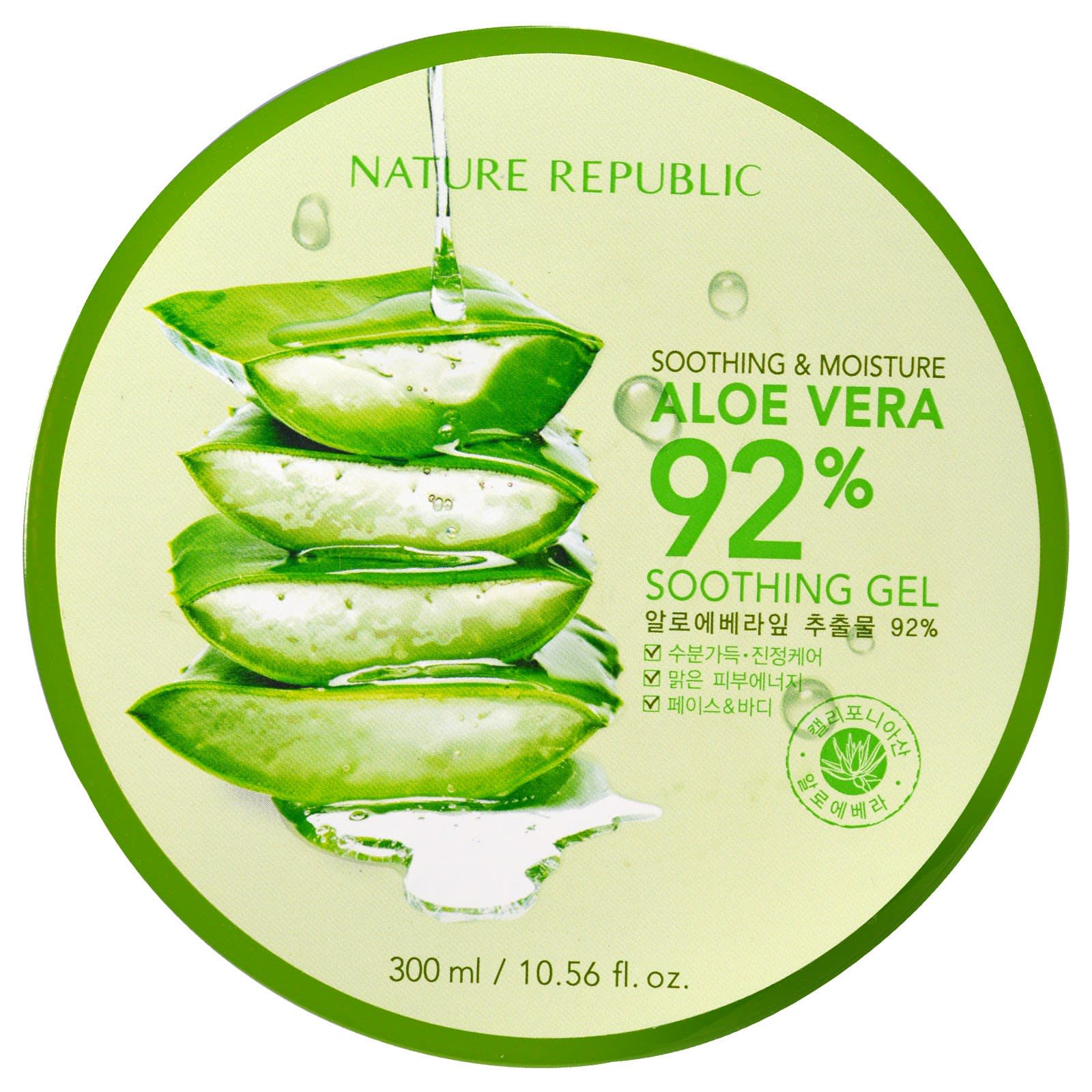 Nature Republic, Soothing & Moisture Aloe Vera 92% Soothing Gel