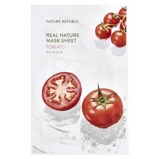 Nature Republic, Maschera per maschera Real Nature Beauty, Pomodoro, 1 foglio, 23 ml