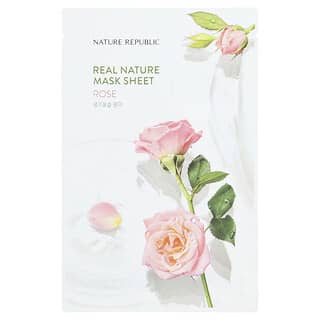 Nature Republic, Real Nature Beauty Mask Sheet, Rose,  1 Sheet, 0.77 fl oz (23 ml)