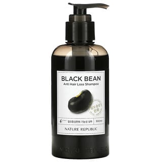 Nature Republic, Black Bean Anti Hair Loss Shampoo, 10.14 fl oz (300 ml)