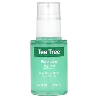 Nature Republic, Tea Tree Good Skin Ampoule, сыворотка с маслом чайного дерева, 30 мл (1,01 жидк. унции)