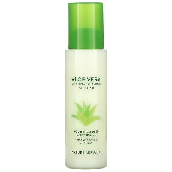 Nature Republic, Aloe Vera Soothing & Moisture Emulsion, 5.24 fl oz ...