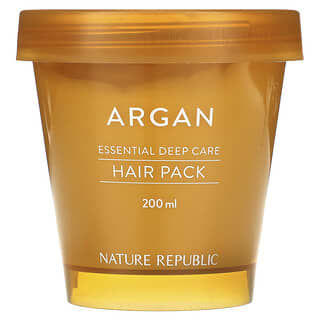 Nature Republic, Argan Essential Deep Care, маска для волос, 200 мл