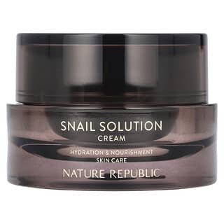Nature Republic, Snail Solution, крем с экстрактом улитки, 52 мл (1,75 жидк. унции)
