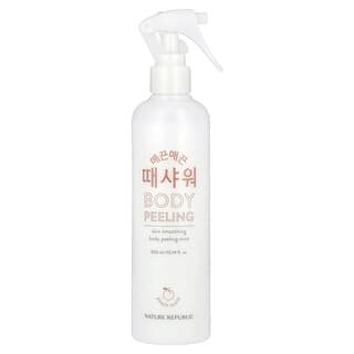 Nature Republic, Spray de Peeling Corporal Suavizante para a Pele, Pêssego, 300 ml (10,14 fl oz)