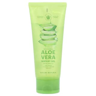 Nature Republic, Mild & Moisture Aloe Vera Watery Gel, wässriges Aloe-Vera-Gel mit milder und feuchtigkeitsspendender Wirkung, 250 ml (8,45 fl. oz.)