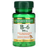 Vitamine B-6, 100 mg, 100 comprimés
