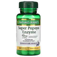 Nature's Bounty, Super Papaya Enzyme, Mint, 15 mg, 90 Chewable Tablets (Producto descontinuado) 
