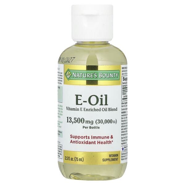 Nature's Bounty, Vitamin E-Oil, 2.5 fl oz (75 ml)