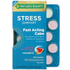 Stress Comfort Coolmelts, Успокаивающее средство быстрого действия, освежающий арбузный холод, 20 жевательных таблеток