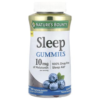 Nature's Bounty, Sleep Gummies, Blueberry, 140 Vegetarian Gummies