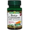 Бета-каротин, Провитамин А, 25 000 МЕ, 100 гелевых капсул